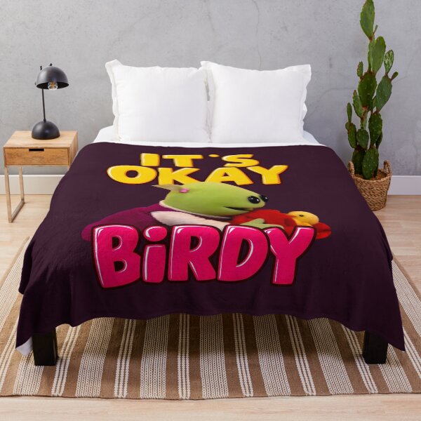 Item preview, It's Okay Birdy, Nanalan' Wonderful girl, Cute and Comforting Design for Bird Lovers and Kids designed and sold by FEBRICAST.