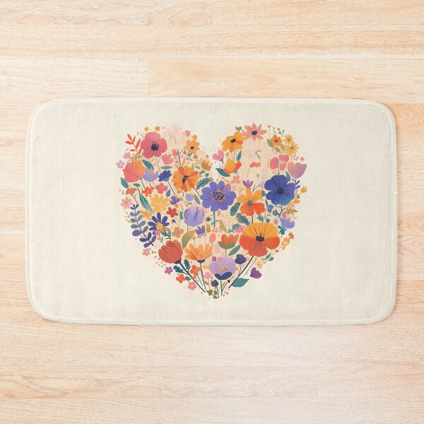 Item preview, Floral Heart Minimalist Illustration designed and sold by Windy-market.