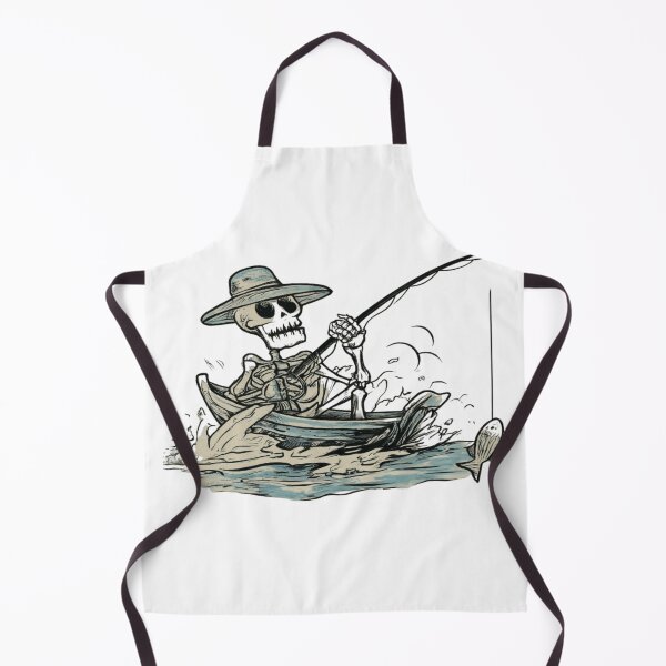 Item preview, Skeleton in boat Fishing designed and sold by DomGDesign.
