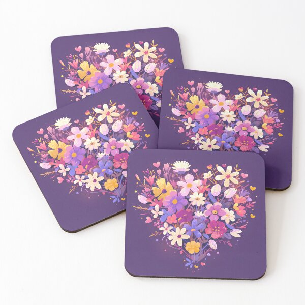 Item preview, Floral Heart Minimalist Illustration designed and sold by Windy-market.