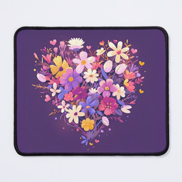 Item preview, Floral Heart Minimalist Illustration designed and sold by Windy-market.