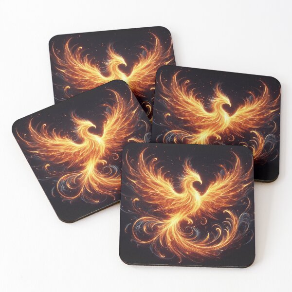 Item preview, Fiery Phoenix designed and sold by MichalGraphics.