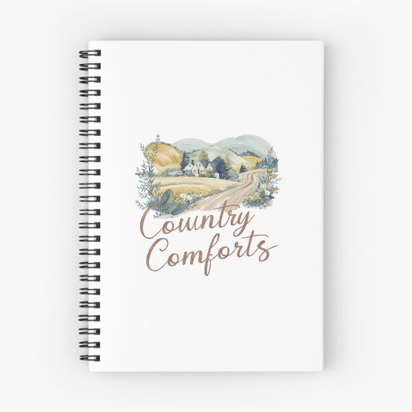 Item preview, Serene Country Living with Cozy Cottage and Rolling Hills designed and sold by behnay.