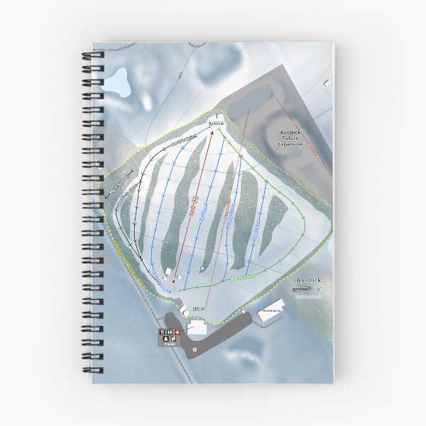 Item preview, Ausblick Resort Trail Map designed and sold by Mapsynergy.