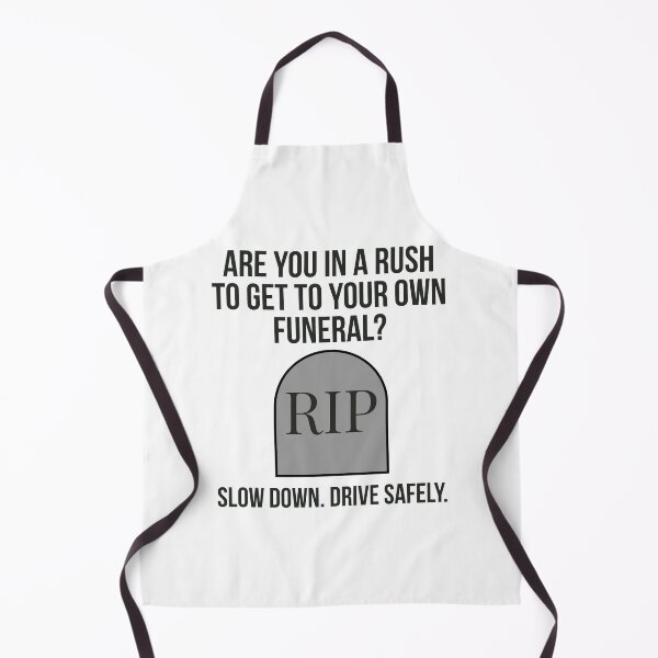 Item preview, Are you in a rush to get to your own funeral? designed and sold by Rachel the Artist .