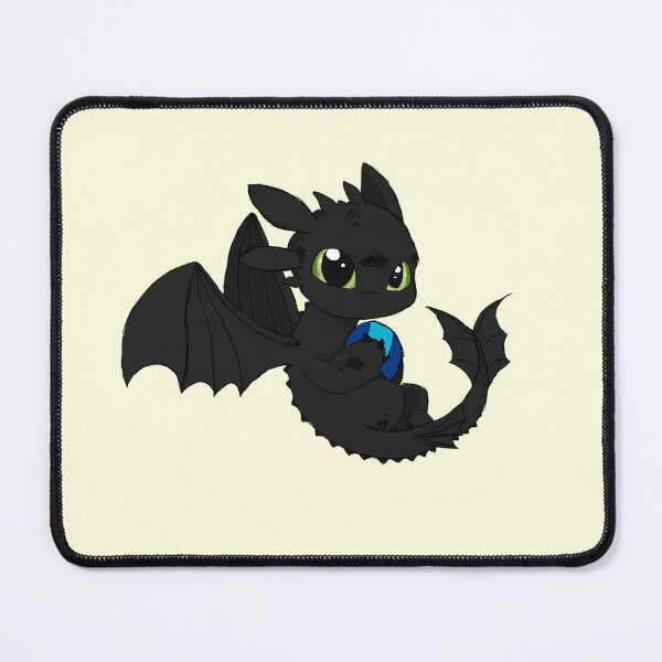 Item preview, HTTYD - Cute Night Fury Chibi designed and sold by ForevFantasy.