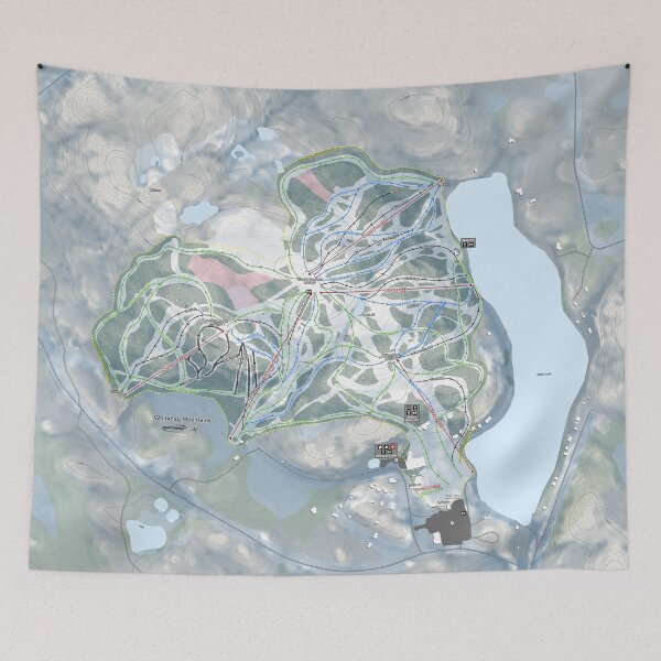 Item preview, Whitecap Mountains Resort Trail Map designed and sold by Mapsynergy.
