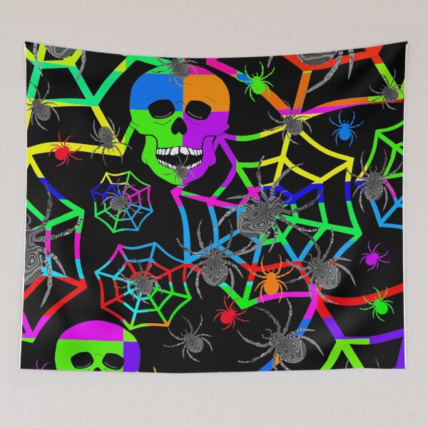 Item preview, Happy Halloween Spiders And Skull Patterns designed and sold by Sartoris Art.