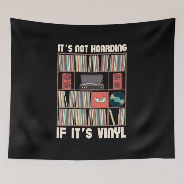 Item preview, Love Vinyl Music It's Not Hoarding If It's Vinyl Records Collector Gift Retro designed and sold by alenaz.