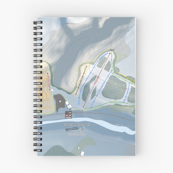 Item preview, Kewaunee Winter Park Resort Trail Map designed and sold by Mapsynergy.