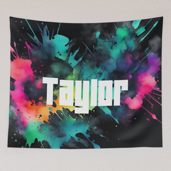 Item preview, Neon Ink Custom Name: Taylor designed and sold by Gabriela McDaniel.