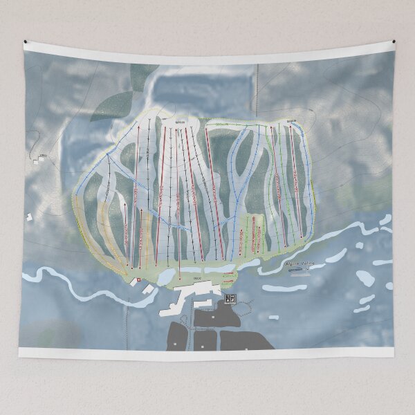 Item preview, Alpine Valley Trail Map designed and sold by Mapsynergy.