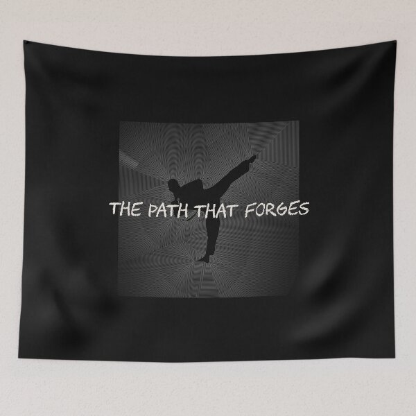 Item preview, Taekwondo Fighter Silhouette Distressed Martial Arts Gift designed and sold by alenaz.