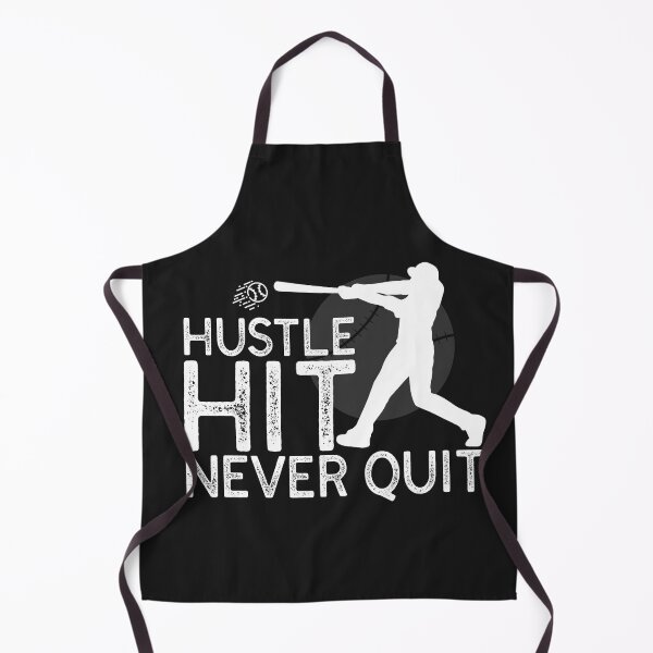 Item preview, Hustle Hit Never Quit Stunning Design for Baseball Lovers designed and sold by qwicdesign.