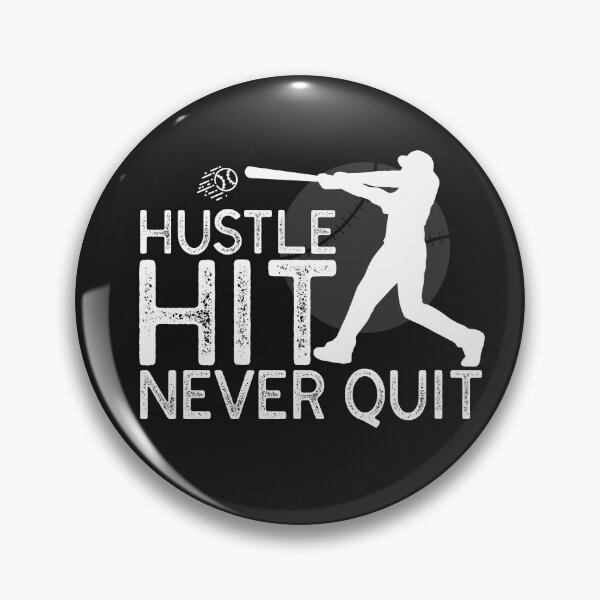 Item preview, Hustle Hit Never Quit Stunning Design for Baseball Lovers  designed and sold by qwicdesign.