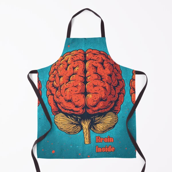 Item preview, Cartoon Style Brain with "Brain Inside" designed and sold by Piotrek0001.