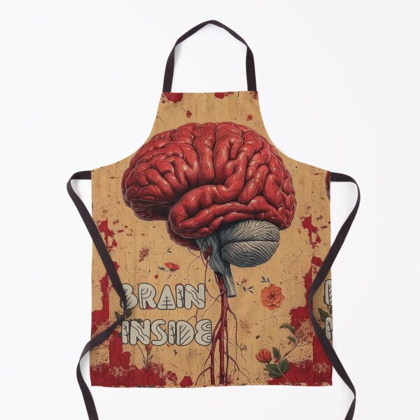 Item preview, Cartoon Style Brain with "Brain Inside" designed and sold by Piotrek0001.