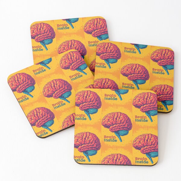 Item preview, Cartoon Style Brain with "Brain Inside" designed and sold by Piotrek0001.