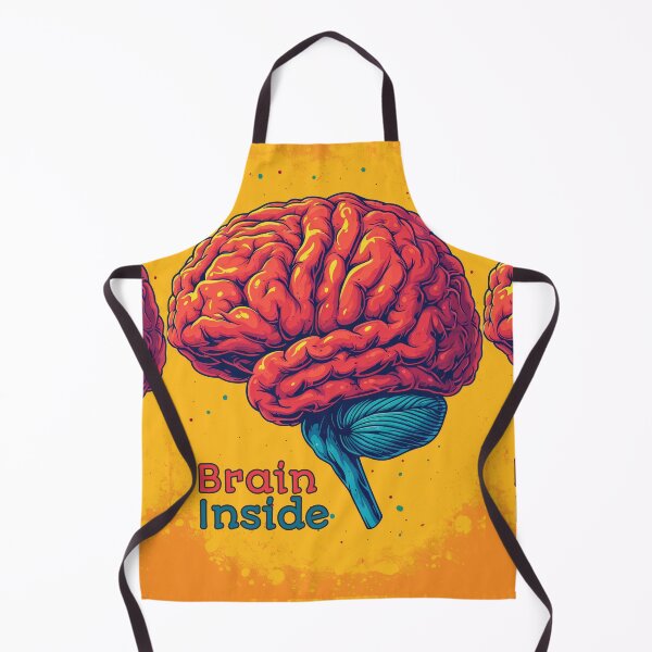 Item preview, Cartoon Style Brain with "Brain Inside" designed and sold by Piotrek0001.