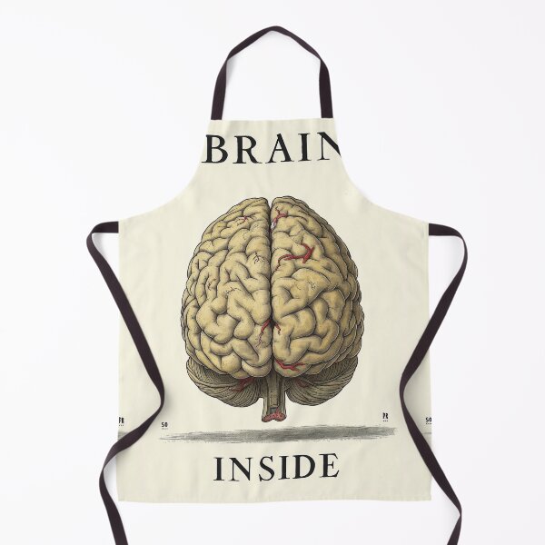 Item preview, Cartoon Style Brain with "Brain Inside" designed and sold by Piotrek0001.