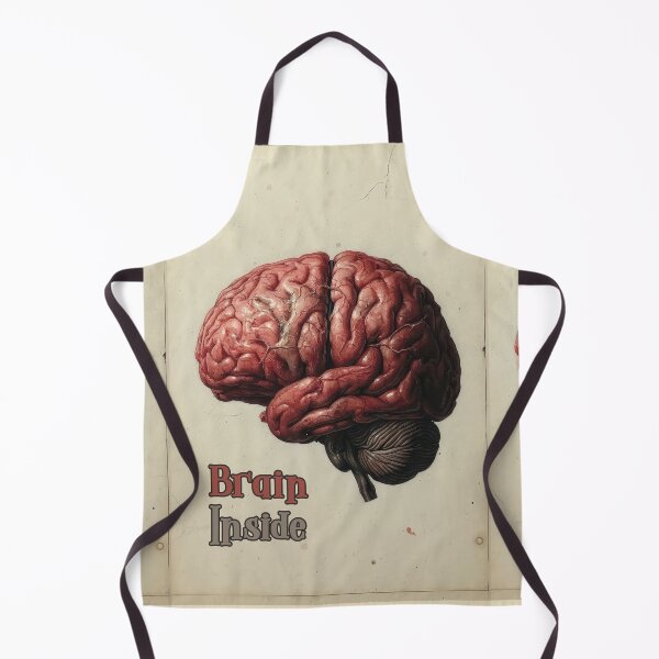Item preview, Cartoon Style Brain with "Brain Inside" designed and sold by Piotrek0001.