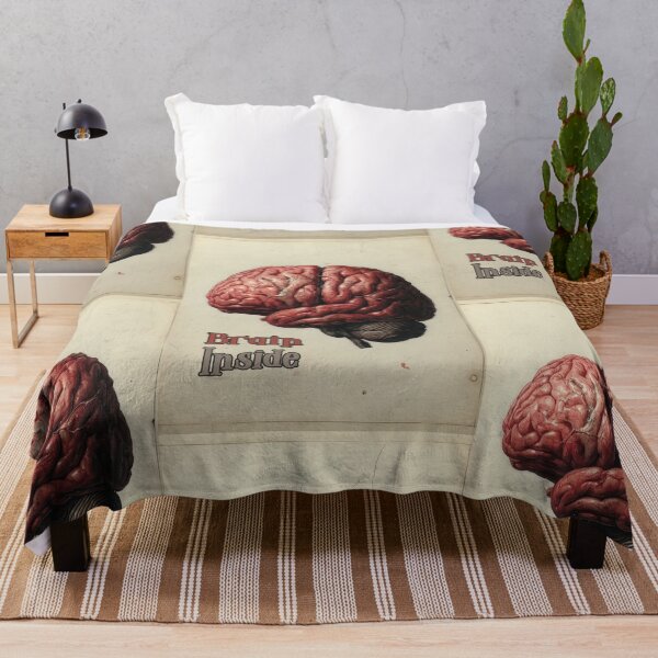 Item preview, Cartoon Style Brain with "Brain Inside" designed and sold by Piotrek0001.