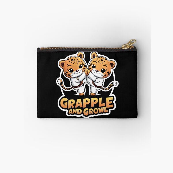 Item preview, GRAPPLE AND GROWL: Judo Tigers in Orange, Black, and White designed and sold by SplashTastic.