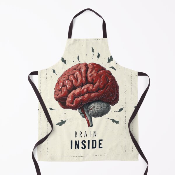 Item preview, Cartoon Style Brain with "Brain Inside" designed and sold by Piotrek0001.