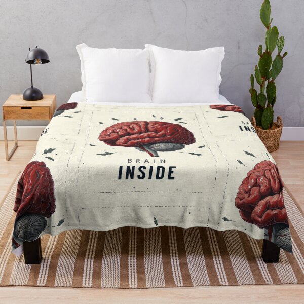 Item preview, Cartoon Style Brain with "Brain Inside" designed and sold by Piotrek0001.