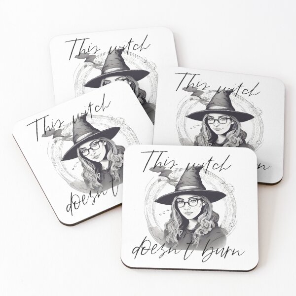 Item preview, This Witch Doesn't Burn - Feminist slogan designed and sold by Vulivoje6969.