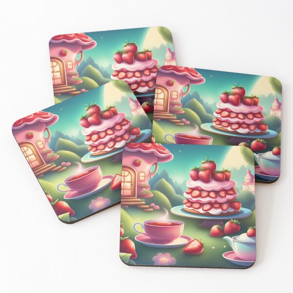 Item preview, Strawberry Shortcake Tea Time In The Garden Relaxing Puzzle designed and sold by Giggle Crafts Co.
