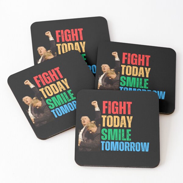 Item preview,  Trump Fist Pump Shot At Trump 2024 Trump Survives Rally fight today smile tomorrow  shirt designed and sold by VividVista.