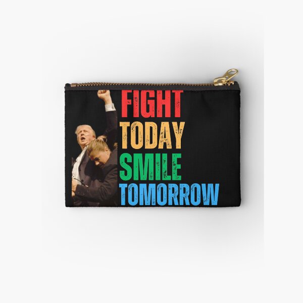 Item preview,  Trump Fist Pump Shot At Trump 2024 Trump Survives Rally fight today smile tomorrow  shirt designed and sold by VividVista.