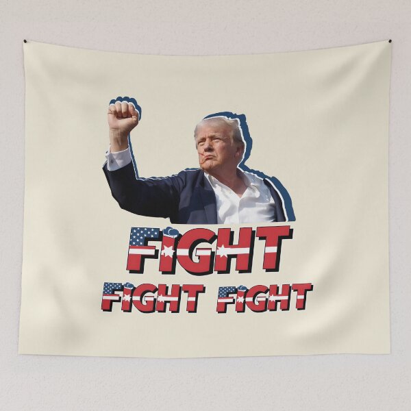 Item preview, FIGHT FIGHT FIGHT - Donald Trump Shot in rally , Trump Fight 2024, make America great again designed and sold by FebricFusion.