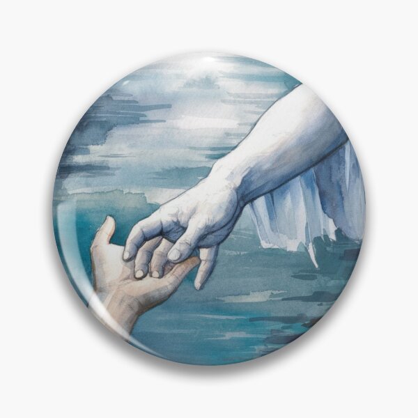 Item preview, PICTURE OF JESUS REACHING INTO THE WATER.jesus hand watercolor painting  designed and sold by Obinne.