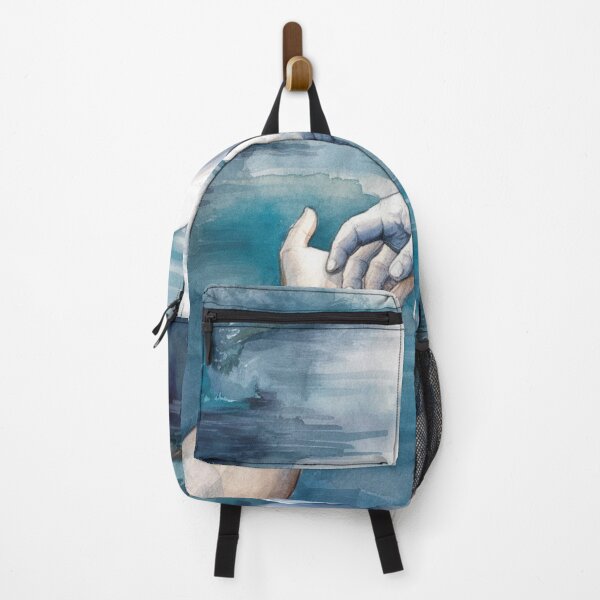 Item preview, PICTURE OF JESUS REACHING INTO THE WATER.jesus hand watercolor painting  designed and sold by Obinne.