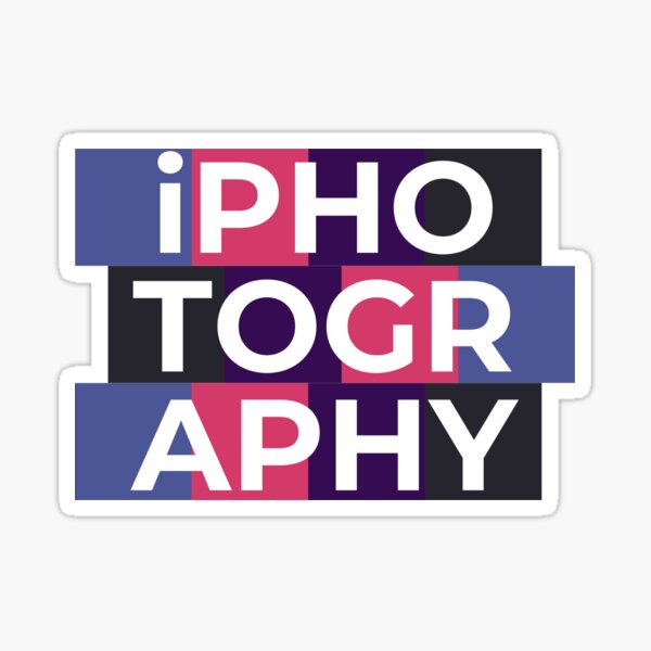 Photography Film Strip Sticker