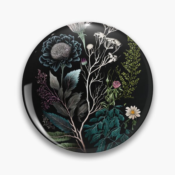 Item preview, Witcy Dark Academia Botanical Art designed and sold by Enyr.