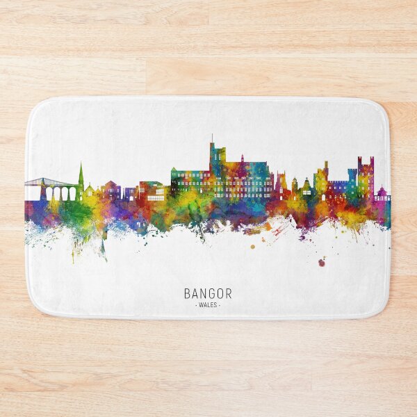 Item preview, Bangor Wales Skyline designed and sold by ArtPrints.