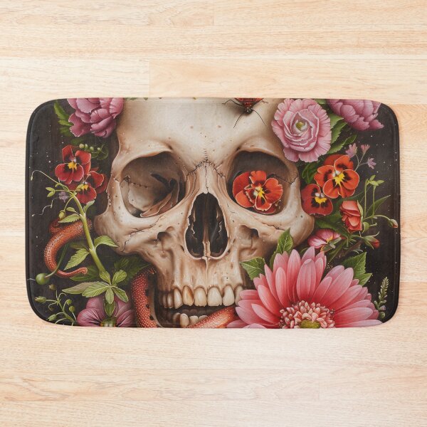 Item preview, Death and mortality- Skull Snake flowers designed and sold by Gypsykiss.