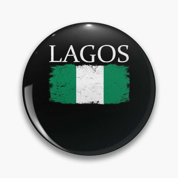 Item preview, Lagos Nigeria Flag Nigeria Tourist Lagos City Tourist designed and sold by farhanhafeez.