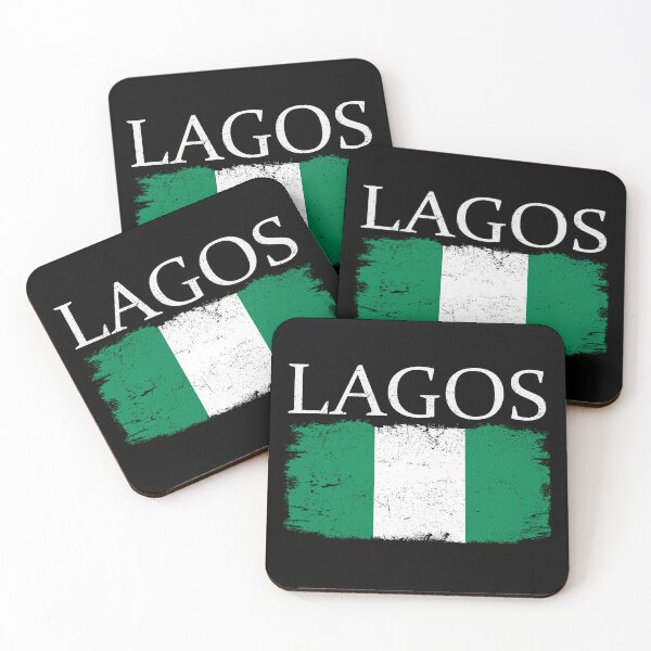 Item preview, Lagos Nigeria Flag Nigeria Tourist Lagos City Tourist designed and sold by farhanhafeez.