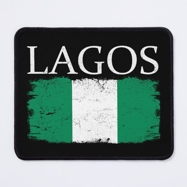 Item preview, Lagos Nigeria Flag Nigeria Tourist Lagos City Tourist designed and sold by farhanhafeez.