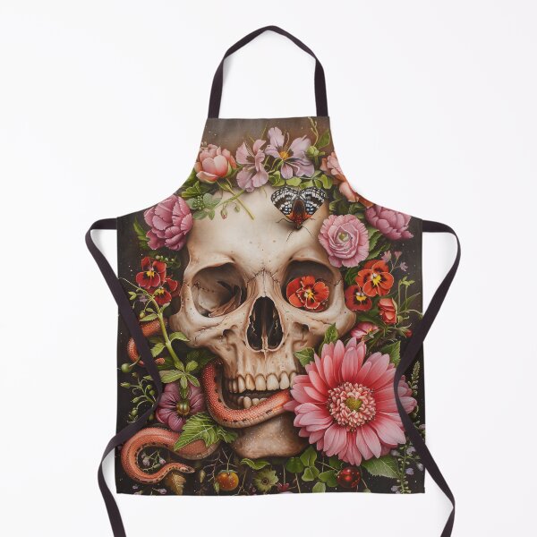 Item preview, Death and mortality- Skull Snake flowers designed and sold by Gypsykiss.