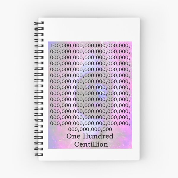 Item preview, One hundred centillion. The biggest number possible designed and sold by platypusboi.