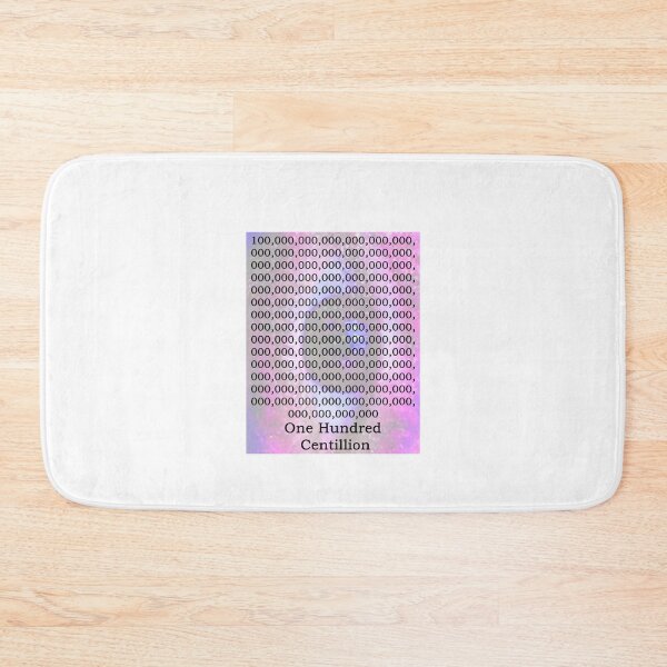 Item preview, One hundred centillion. The biggest number possible designed and sold by platypusboi.