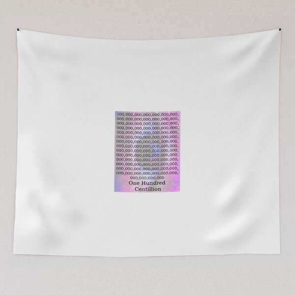 Item preview, One hundred centillion. The biggest number possible designed and sold by platypusboi.