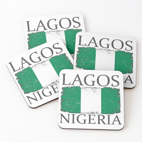 Item preview, Lagos Nigeria Flag Nigeria Tourist Lagos City Tourist designed and sold by farhanhafeez.