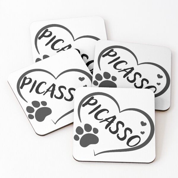 Item preview, Picasso en un corazón con una pata, gran regalo para dueños de perros o gatos designed and sold by OCS1337.