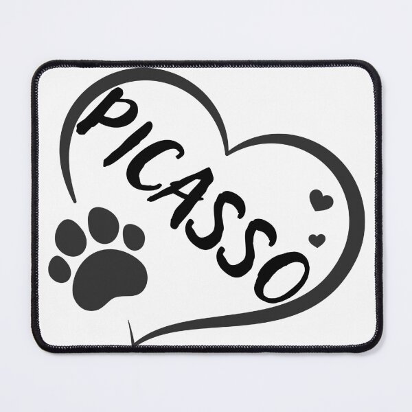 Item preview, Picasso in a heart with a paw, great gift for dog or cat owners designed and sold by OCS1337.